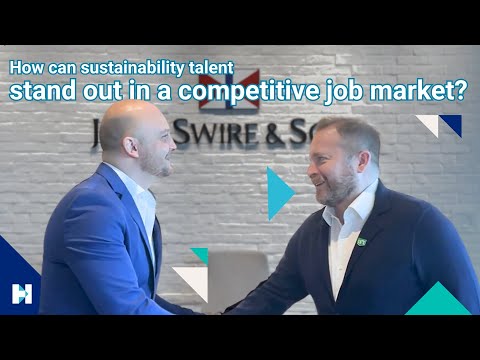 How can sustainability professionals stand out in a competitive job market?