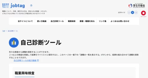 自己診断ツール（厚生労働省）